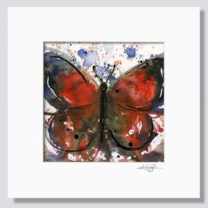 Original Watercolor Butterfly Painting, Kathy Morton Stanion - Butterfly Song 3
